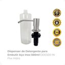 Ver imagem 2 de Dispenser de Detergente para Embutir Aço Inox 500ml Dde500-in Flvx Hidro