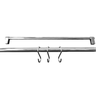 Suporte Barra de Metal de Cozinha 60cm com Ganchos Cromado - 1