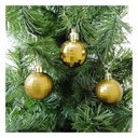 Ver imagem 3 de Bola de Natal Dourada Facetada 4cm - 12 Unidades