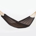 Ver imagem 1 de Rede de Dormir Descanso Nylon Garimpeira Camping Marrom e Dourado