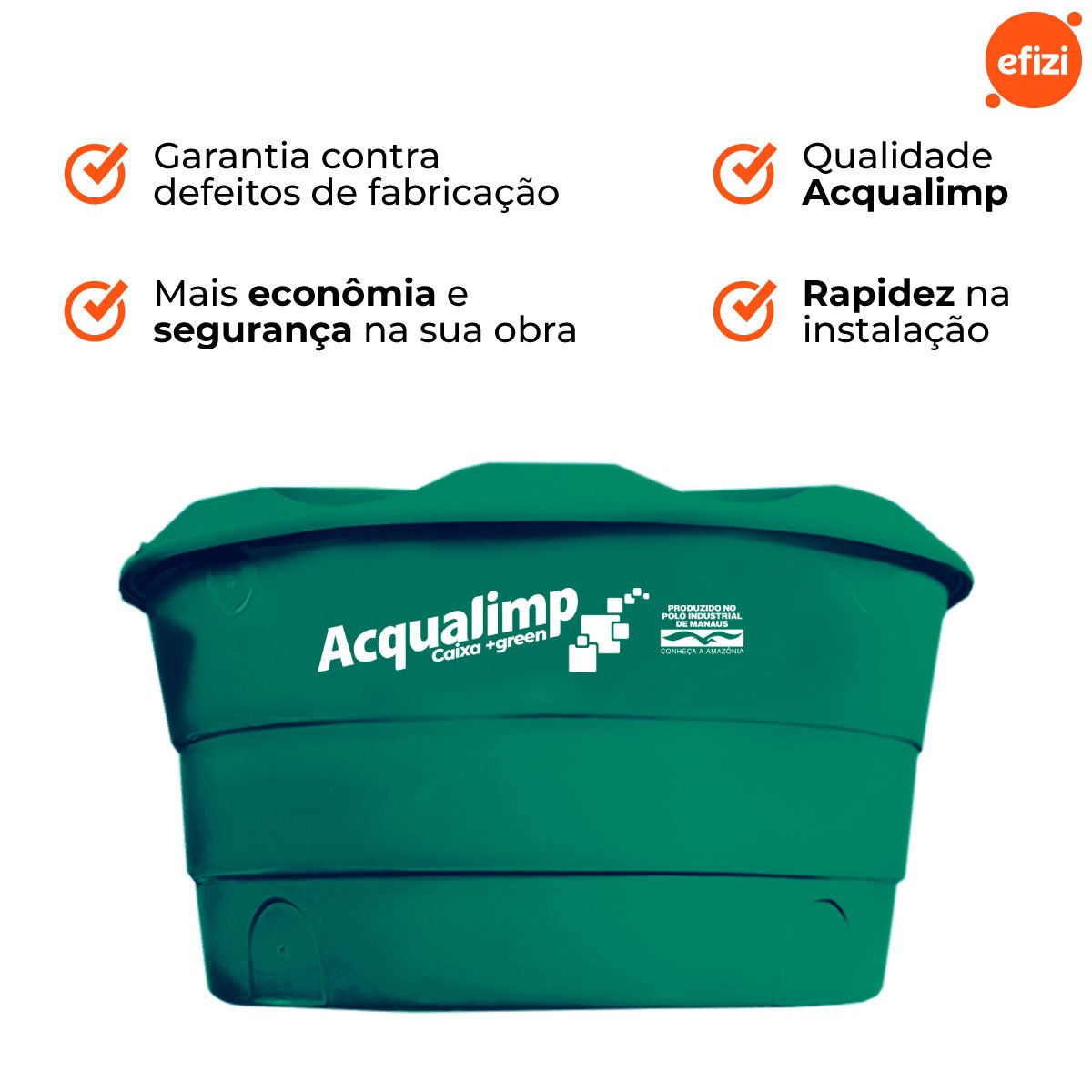 Caixa D´água Green+ 500l - Acqualimp - 4