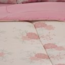 Ver imagem 4 de Edredom Solteiro Bella Cama Malha 125g/m² 100% Algodão 160x220cm Bene Casa Rosa