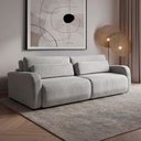 Ver imagem 2 de Sofá 3 Lugares Blanket Horse Collection Linho Cinza 196cm