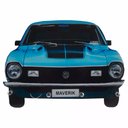 Ver imagem 1 de Porta Chaves de Parede Retrô Decorativo - Maverik Azul
