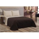 Ver imagem 1 de Kit Cama Queen Dupla Face Las Vegas 3 Peças Tabaco/Bege