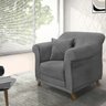 Poltrona Decorativa Retro Polo com Almofada Suede 1104 Ezz - 10