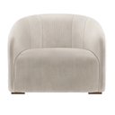 Ver imagem 2 de Poltrona Decorativa Julia Suede Bege - Dominic Decor
