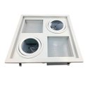 Ver imagem 2 de Luminária Embutir 4xpl26w + Ar111 Bf Bl1271/4 Bella Luce