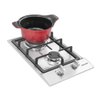 Fogão de Mesa Cooktop 2 Bocas Aço Inox À Gás Suggar Bivolt - 2