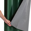 Ver imagem 3 de Cortina Daily Varão 1,5m Blackout PVC 2,20MX1,30m Verde Casa Scarpa