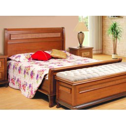 Cama Casal Madeira Maciça 1,60m - Athenas - Móveis Montanhês - 1