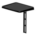 Ver imagem 2 de Suporte Tv Parede Preto Resistente Sala Quarto Universal 23 a 55 Pol + Prateleira P Dvd Cs0040asc