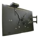 Ver imagem 3 de Suporte Tv Parede Preto Resistente Sala Quarto Universal 23 a 55 Pol + Prateleira P Dvd Cs0040asc