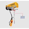 Guincho Coluna Prime 150/300kg V2 12/6m com Motor Monofásico 127v 60hz Menegotti - 2
