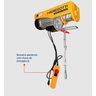 Guincho Coluna Prime 150/300kg V2 12/6m com Motor Monofásico 127v 60hz Menegotti - 3