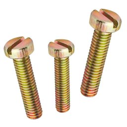 Parafuso Máquina M4 X 16 C. Cilíndrica Din 84 Fenda - 150un - 1