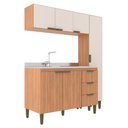 Ver imagem 2 de Cozinha Bia 3 Pecas (Paneleiro) Freijo/Off White