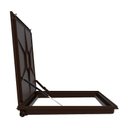 Ver imagem 4 de Tampa Casa Máquina Alumínio Rebaixo Aparente Marrom 90x90cm