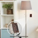 Ver imagem 3 de Kit 5 Módulo Tomada Sleek Marrom 2p+t 20a Margirius Cor:marrom