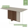 Conjunto Mesa com Tampo 6 Cadeiras Astrid Móveis Lopas - 9