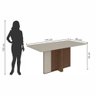 Conjunto Mesa com Tampo 6 Cadeiras Astrid Móveis Lopas - 4