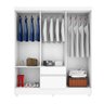 Guarda-Roupa Bartira Brusque II com 6 Portas e 2 Gavetas - 9