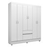 Guarda-Roupa Bartira Brusque II com 6 Portas e 2 Gavetas - 2