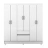 Guarda-Roupa Bartira Brusque II com 6 Portas e 2 Gavetas - 4