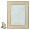 Ver imagem 1 de Porta Retrato Ft 13x18 MDF Linho 23x18 Bege Flor Arte