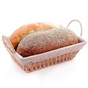 Ver imagem 2 de Kit 15 Cestas para Servir Pães 29x19x12cm Restaurantes Forro Tecido Wolff Frutas Decoração