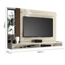 Ver imagem 5 de Painel Paris Tv até 55 Polegadas C/espelho e Lateral Ripada:preto/naturale