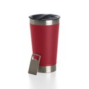 Ver imagem 1 de Copo Térmico de Aço Inox com Tampa Abridor 500ml - Brava Vermelho