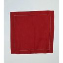 Ver imagem 4 de Guardanapo de Linho Natal Vermelho 45x45 Cm