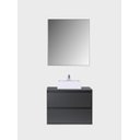 Ver imagem 7 de Gabinete para Banheiro com Cuba e Espelheira 80cm Mdf Grafite Dubai - On Móveis