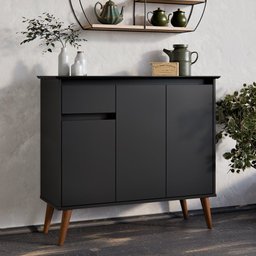 Aparador Veneza: Preto - 7