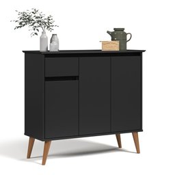 Aparador Veneza: Preto - 5