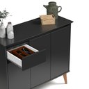 Ver imagem 6 de Aparador Veneza: Preto