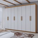 Ver imagem 1 de Guarda-roupa Casal Aurora 8 Portas 4 Gavetas - Panorama Móveis
