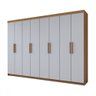 Guarda-roupa Casal Aurora 8 Portas 4 Gavetas - Panorama Móveis - 3