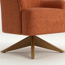 Ver imagem 7 de Poltrona Decorativa Naomi Base Giratoria Linho Color Trend Tca 303 Moll
