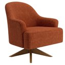 Ver imagem 1 de Poltrona Decorativa Naomi Base Giratoria Linho Color Trend Tca 303 Moll