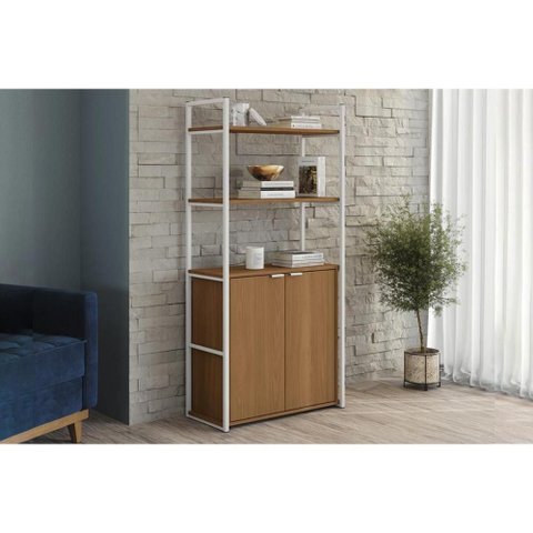 Estante p/ Quarto Solteiro Industrial LI041 Canela Kappesberg