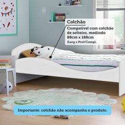Cama Infantil 100% Mdf Lola Espresso Móveis - 6