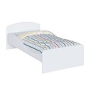 Ver imagem 2 de Cama Infantil 100% MDF Lola Espresso Móveis Branco/Brilho