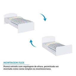 Cama Infantil 100% Mdf Lola Espresso Móveis - 4