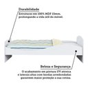 Ver imagem 6 de Cama Infantil 100% MDF Lola Espresso Móveis Branco/Brilho