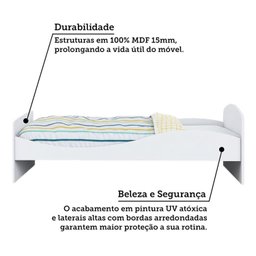 Cama Infantil 100% Mdf Lola Espresso Móveis - 5