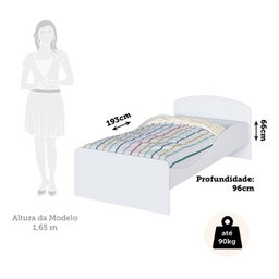 Cama Infantil 100% Mdf Lola Espresso Móveis - 3