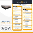 Ver imagem 3 de Cama Box Baú com Colchão de Molas Ensacadas D' Angelis Classic Casal 138cm