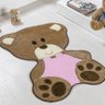 Tapete Infantil Pelúcia Bebê Ursinho Rosa - 1